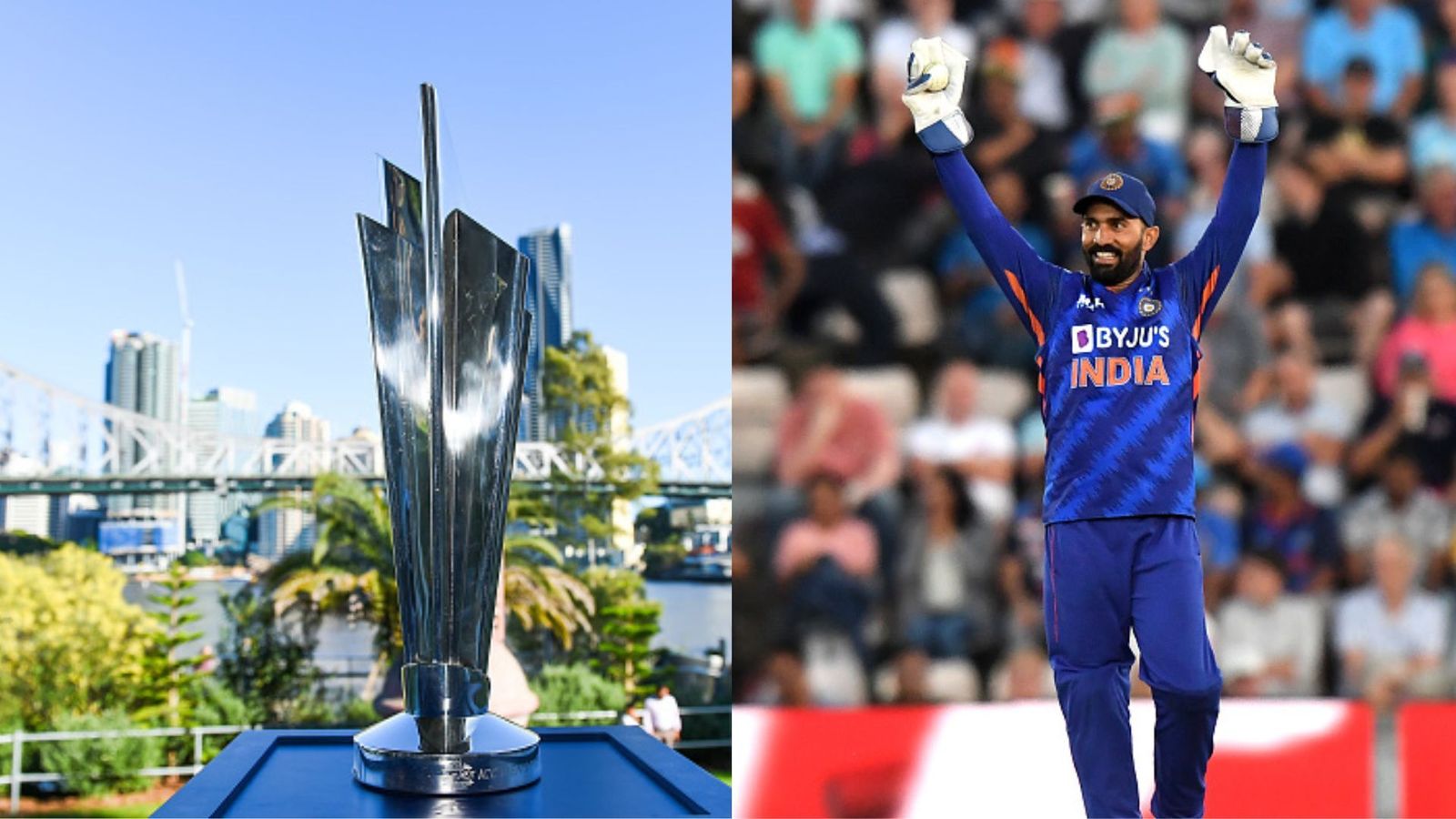 Dinesh Karthik's emotional reaction after being named in India's T20 World Cup will melt your heart! Dinesh Karthik's emotional reaction after being named in India's T20 World Cup will melt your heart!