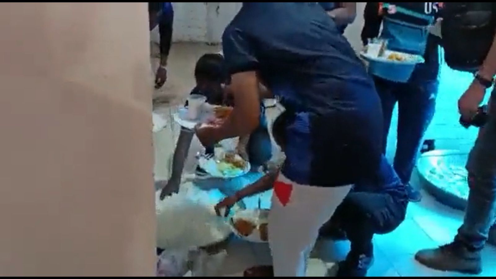 Food kept on toilet floor served to players at a Kabaddi tournament, video goes viral Food kept on toilet floor served to players at a Kabaddi tournament, video goes viral