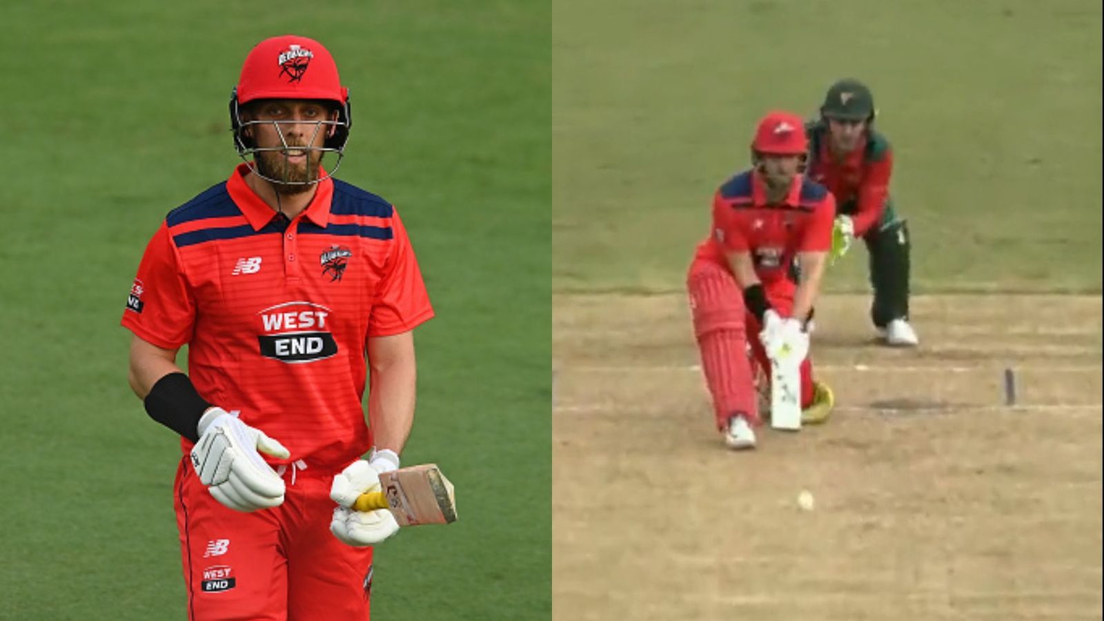 Watch: Unorthodoxy scales new height as Australian batter plays a never-seen-before shot Watch: Unorthodoxy scales new height as Australian batter plays a never-seen-before shot
