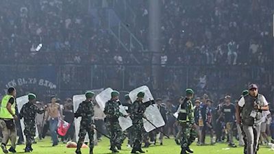 Massive stampede after football match, more than 100 people died and 150 injured SportsTak