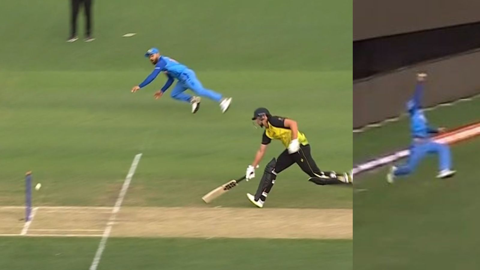 WATCH: Virat Kohli sizzles on the field, helps India to close-fought win over Australia in warm-up fixture WATCH: Virat Kohli sizzles on the field, helps India to close-fought win over Australia in warm-up fixture