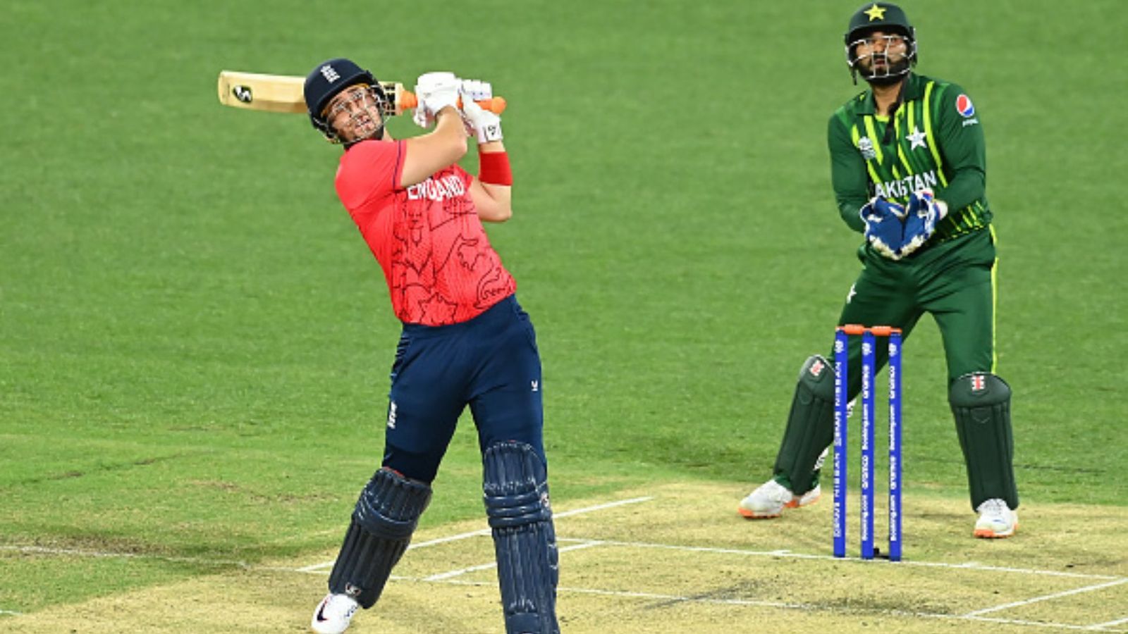 Watch: Liam Livingstone's outrageous 110-plus metre six that stunned onlookers during England vs Pakistan warm-up game Watch: Liam Livingstone's outrageous 110-plus metre six that stunned onlookers during England vs Pakistan warm-up game