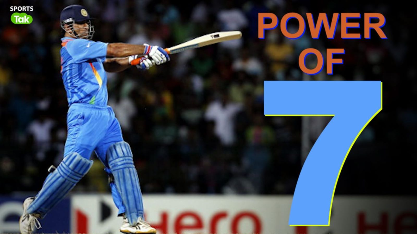 The lucky number for MS Dhoni The lucky number for MS Dhoni