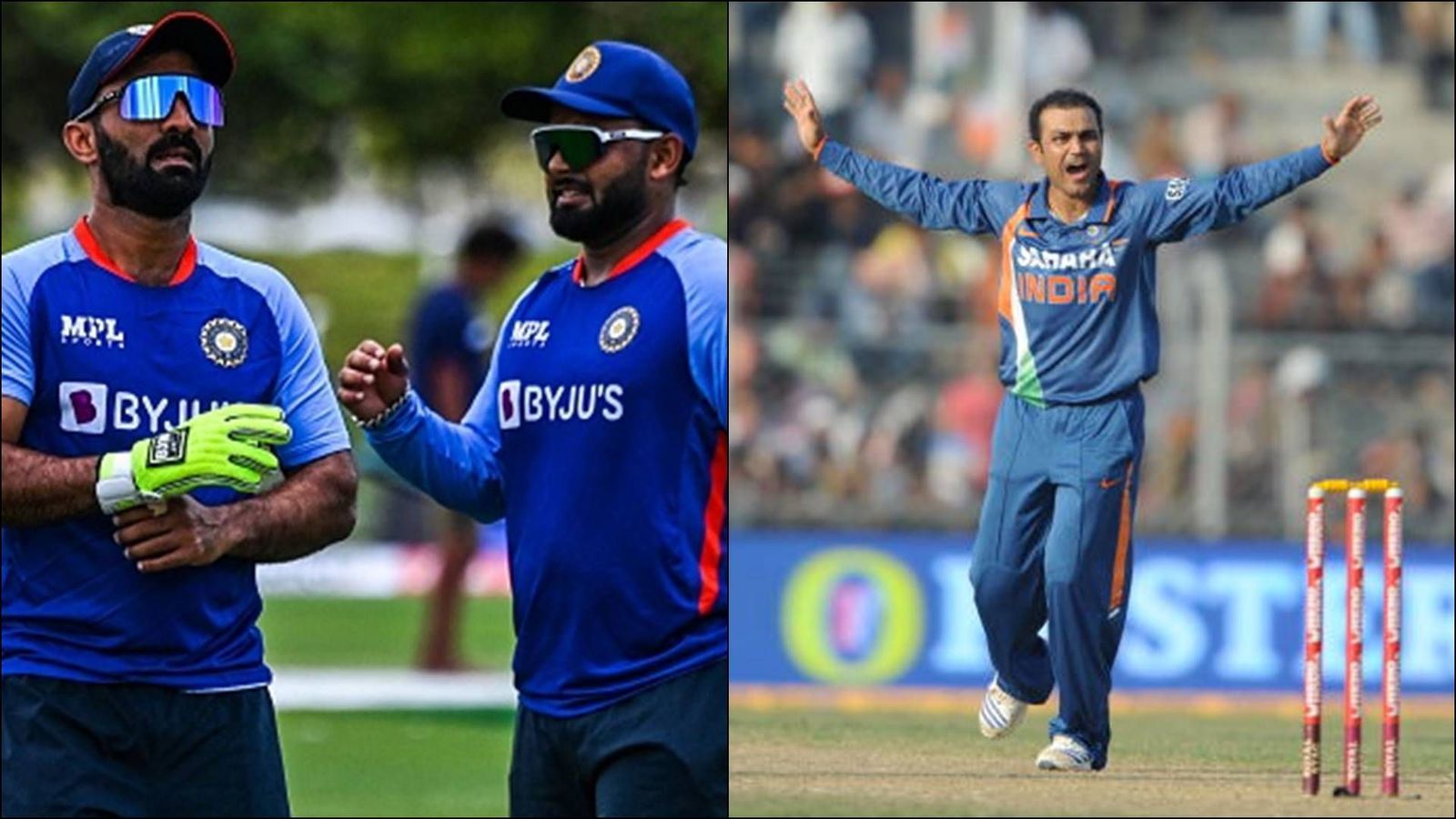 'Ye koi Bangalore ki wicket nahi hai': Sehwag not happy with Pant warming benches to make way for Karthik 'Ye koi Bangalore ki wicket nahi hai': Sehwag not happy with Pant warming benches to make way for Karthik