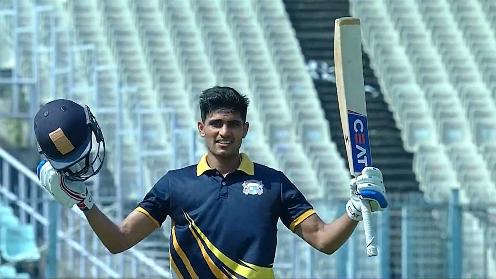 Shubman Gill smashes maiden T20 ton in Syed Mushtaq Ali Trophy quarter-final a day after getting selected in T20I squad Shubman Gill smashes maiden T20 ton in Syed Mushtaq Ali Trophy quarter-final a day after getting selected in T20I squad