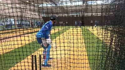 WATCH VIDEO: KL Rahul Batting in the Indoor Nets Before Ind vs Bangladesh WC Game | Adelaide SportsTak