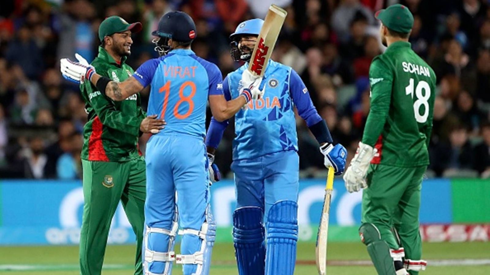 Watch: Shakib Al Hasan engages in heated exchange with Virat Kohli over no-ball demand from umpire Watch: Shakib Al Hasan engages in heated exchange with Virat Kohli over no-ball demand from umpire