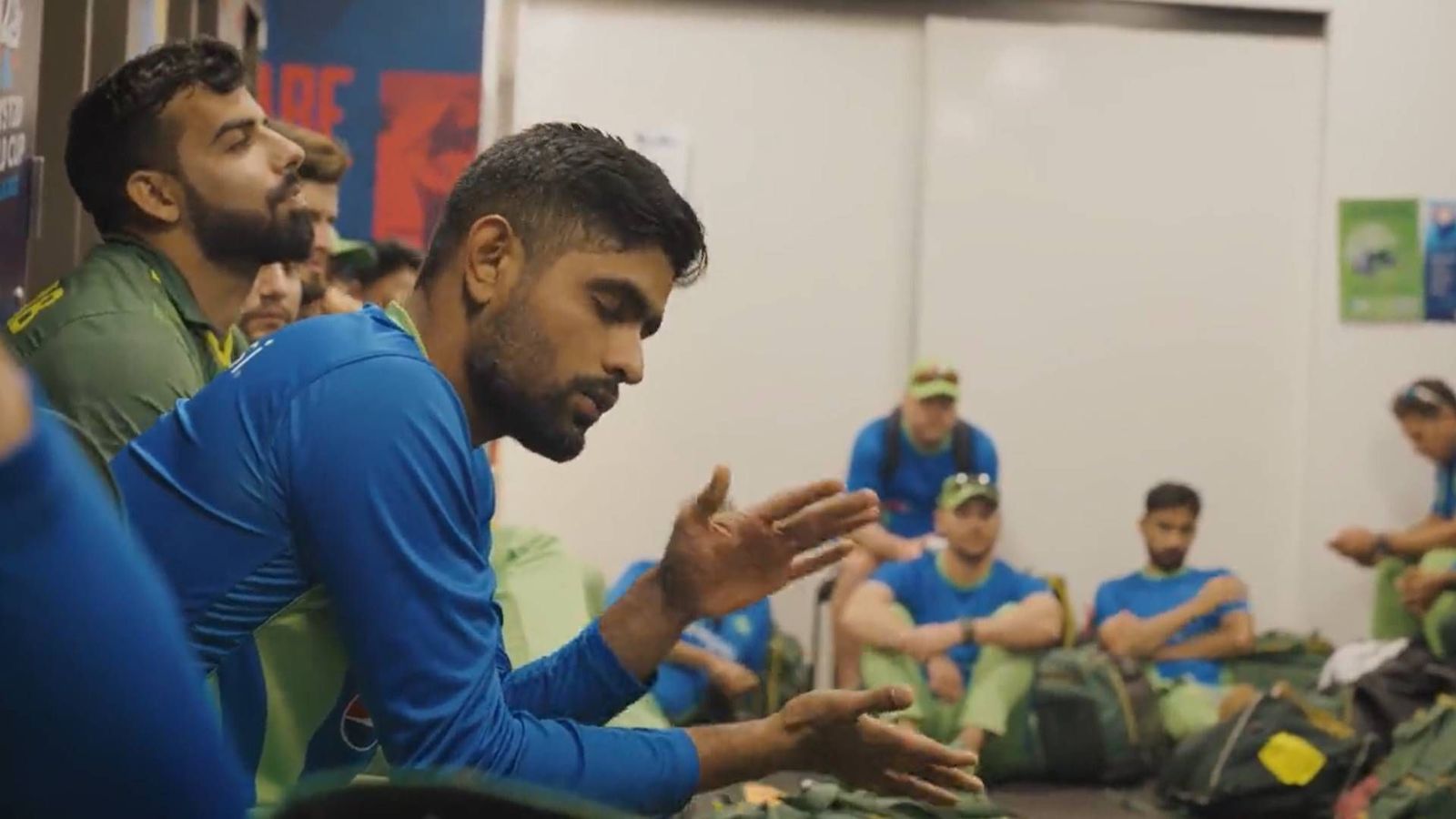 'We got some light and we played to ensure we got into semis today': Watch Babar Azam's emotional speech in the dressing room 'We got some light and we played to ensure we got into semis today': Watch Babar Azam's emotional speech in the dressing room