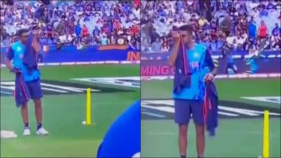 Watch: R Ashwin smells sweatshirt to identify if it's his as Rohit Sharma talks after winning toss against Zimbabwe SportsTak