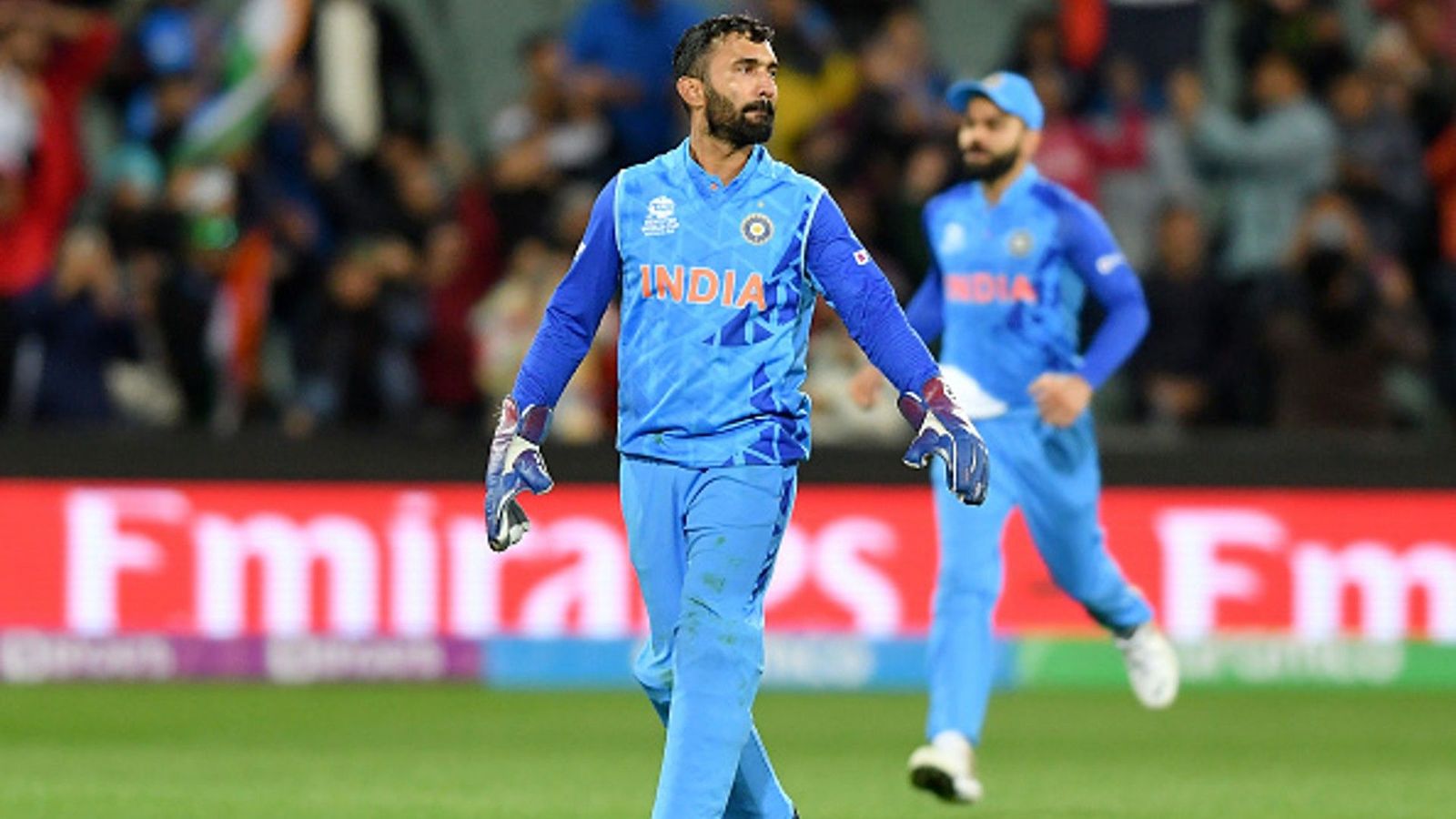 Virender Sehwag hits out at Indian team management for dropping Dinesh Karthik in T20 WC tie against Zimbabwe Virender Sehwag hits out at Indian team management for dropping Dinesh Karthik in T20 WC tie against Zimbabwe