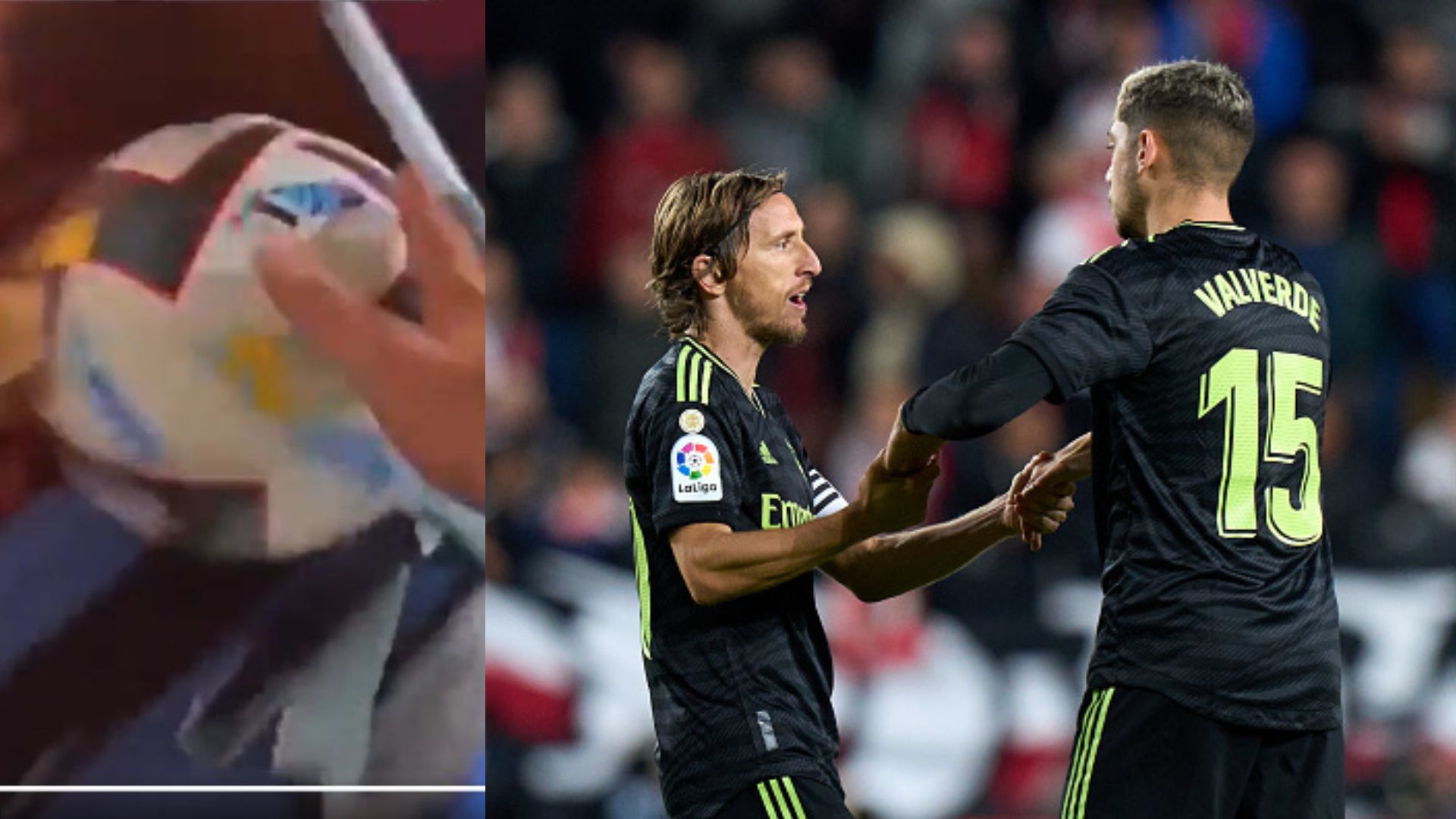 Watch: Football-crazy fan jumps in joy after Real Madrid midfielder's skied shot flies into his apartment! Watch: Football-crazy fan jumps in joy after Real Madrid midfielder's skied shot flies into his apartment!