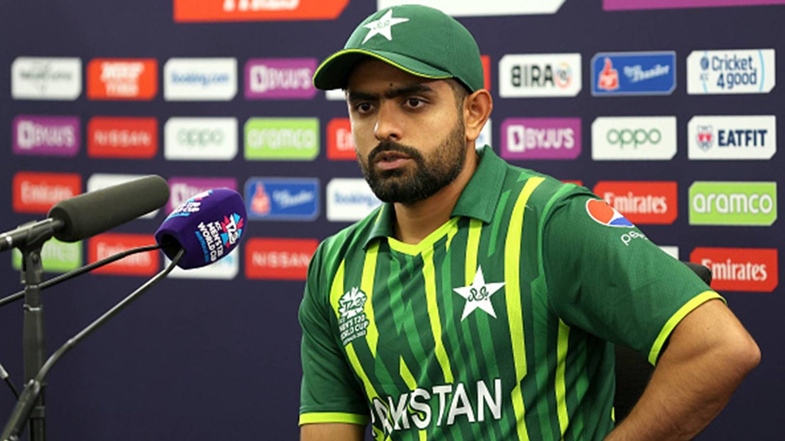 'Har ek ka apna opinion hota hai, lekin personal nahi hona chahiye': Babar Azam on harsh criticism before T20 World Cup semi-final 'Har ek ka apna opinion hota hai, lekin personal nahi hona chahiye': Babar Azam on harsh criticism before T20 World Cup semi-final