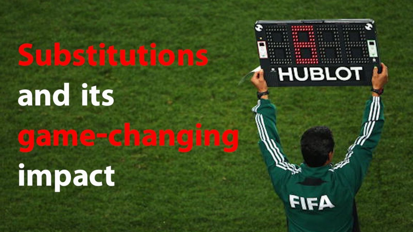 Substitution rules across sports and how it has proved to be a game-changer Substitution rules across sports and how it has proved to be a game-changer