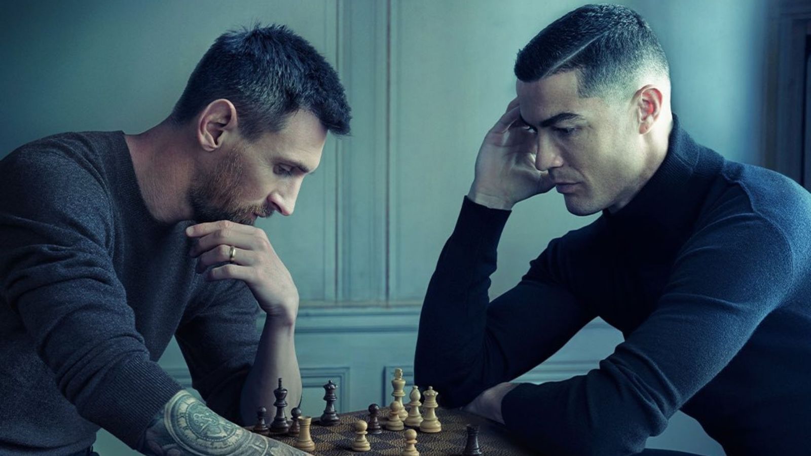 Checkmate: Cristiano Ronaldo and Lionel Messi unite over chess ahead of FIFA World Cup 2022 Checkmate: Cristiano Ronaldo and Lionel Messi unite over chess ahead of FIFA World Cup 2022