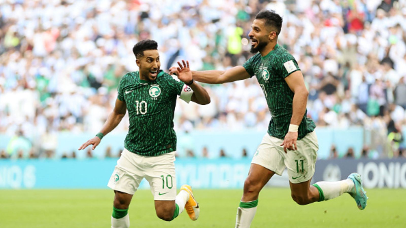Saleh Al Shehri and Salem Al Dawsari — The two bright lights who led Saudi Arabia to their biggest win at international level Saleh Al Shehri and Salem Al Dawsari — The two bright lights who led Saudi Arabia to their biggest win at international level