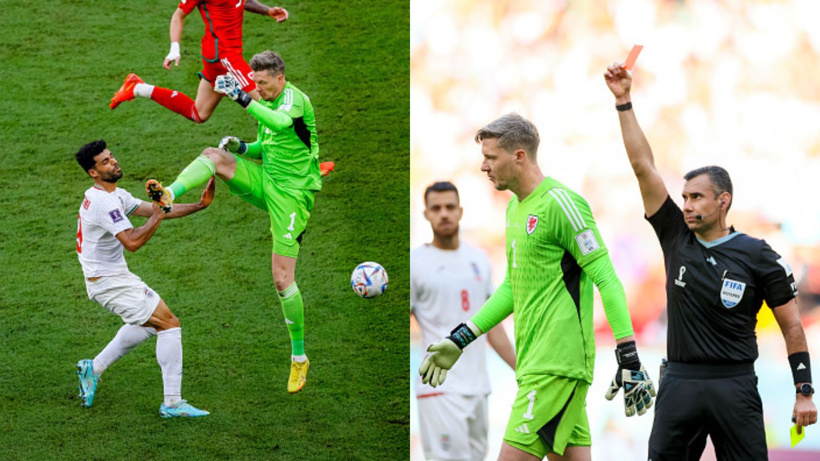 Watch: Wayne Hennessey's brutal clash earns first Red Card of 2022 FIFA WC as Wales lose to Iran Watch: Wayne Hennessey's brutal clash earns first Red Card of 2022 FIFA WC as Wales lose to Iran