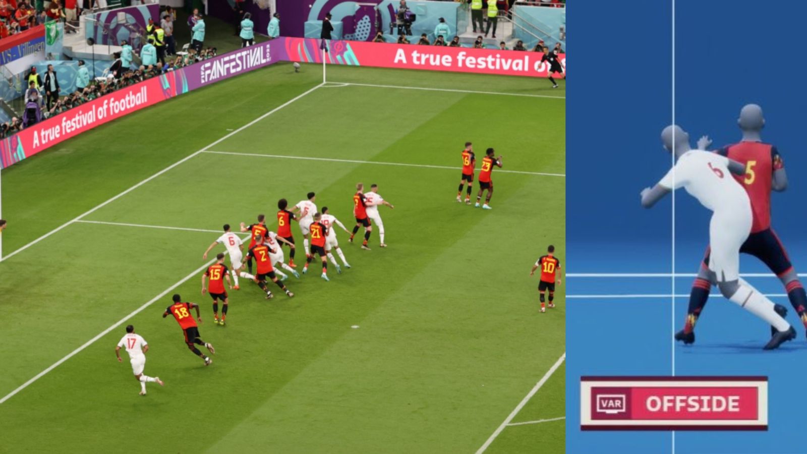 Hakim Ziyech's masterclass free kick vs Belgium ruled for offside: Here's why Hakim Ziyech's masterclass free kick vs Belgium ruled for offside: Here's why