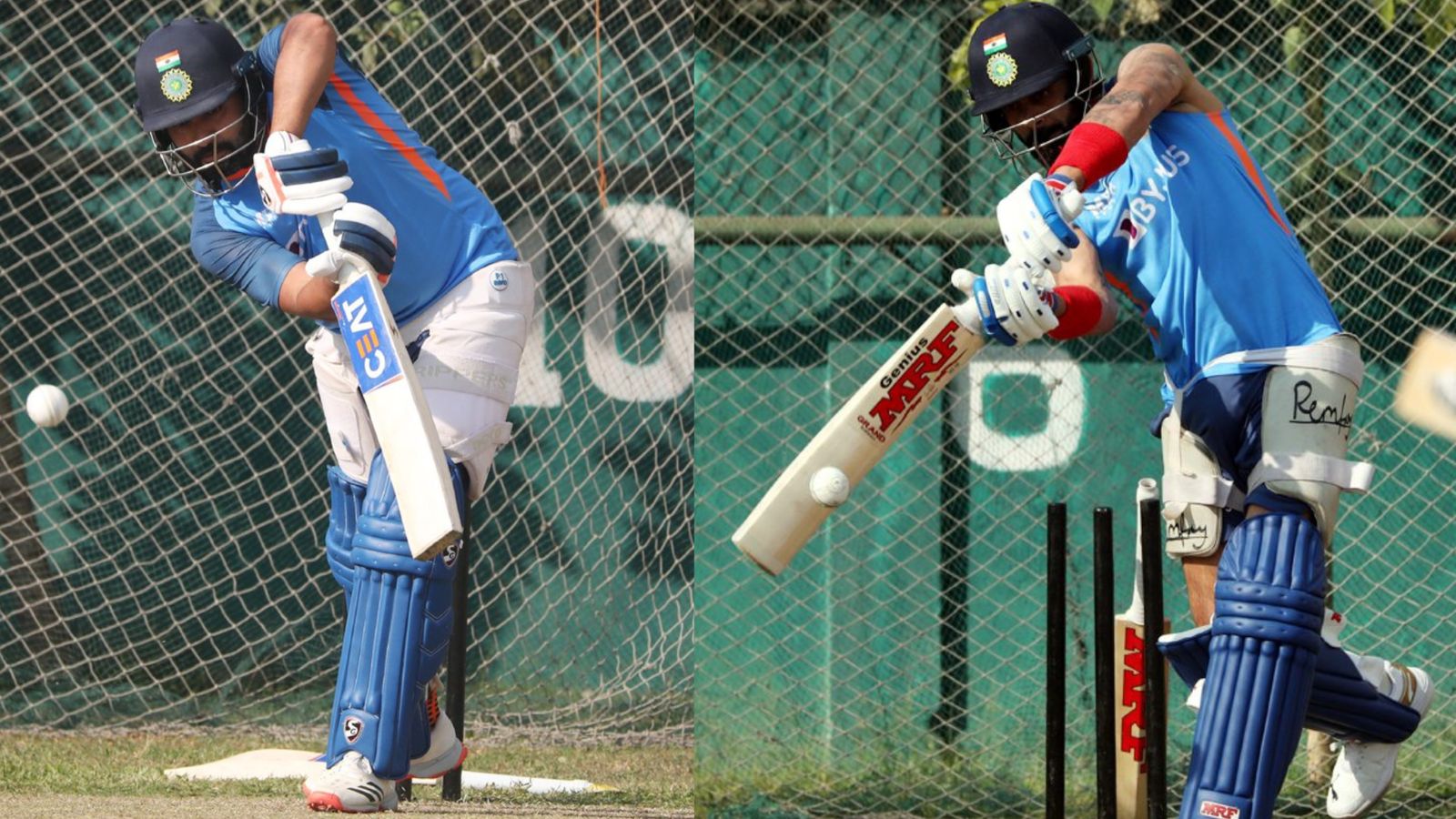 Rohit & Virat sweat it out in nets as Team India has practice session in Dhaka ahead of 1st ODI against Bangladesh Rohit & Virat sweat it out in nets as Team India has practice session in Dhaka ahead of 1st ODI against Bangladesh