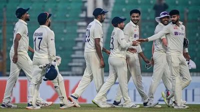 IND vs BAN, 1st Test: Kuldeep cracks whip with fifer as India bulldoze Bangladesh for 150 to take lead in Chattogram SportsTak