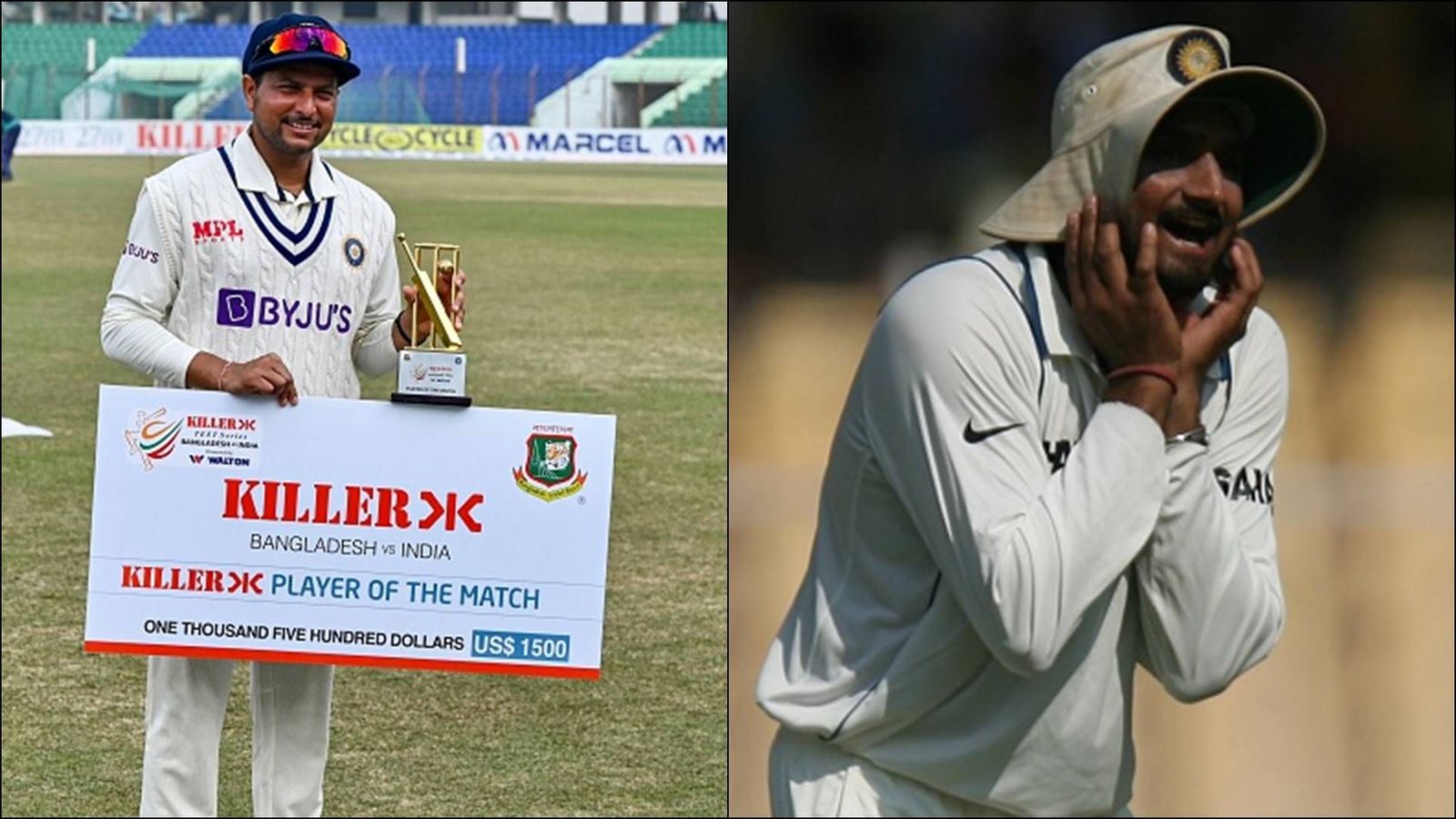 'I think from now on, Kuldeep should stop taking five-wicket hauls': Harbhajan takes a dig at selectors after leggie gets dropped from Dhaka Test 'I think from now on, Kuldeep should stop taking five-wicket hauls': Harbhajan takes a dig at selectors after leggie gets dropped from Dhaka Test