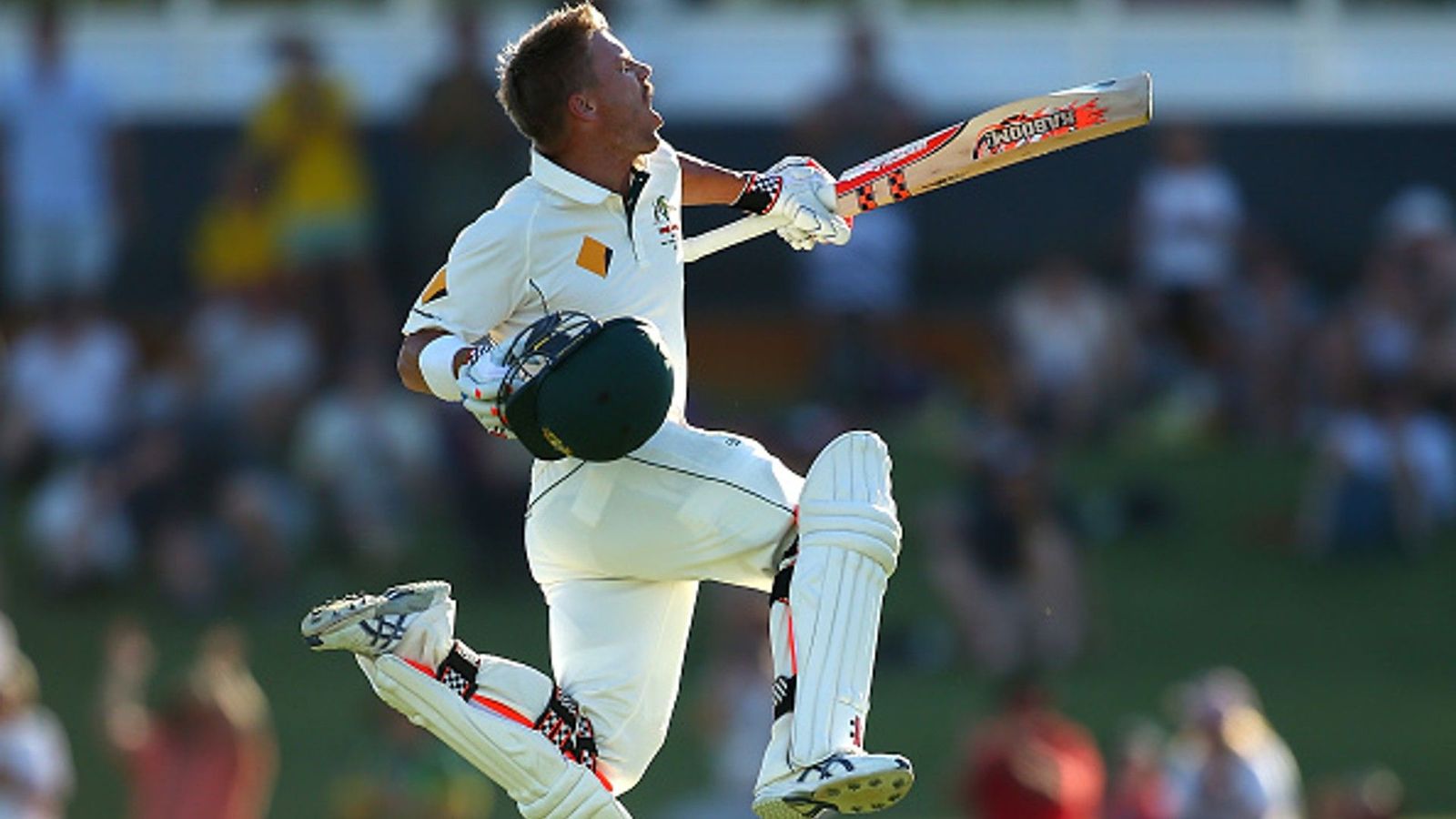 Watch: Warner injures himself while unleashing animated celebration following historic double ton during 2nd Test vs SA Watch: Warner injures himself while unleashing animated celebration following historic double ton during 2nd Test vs SA