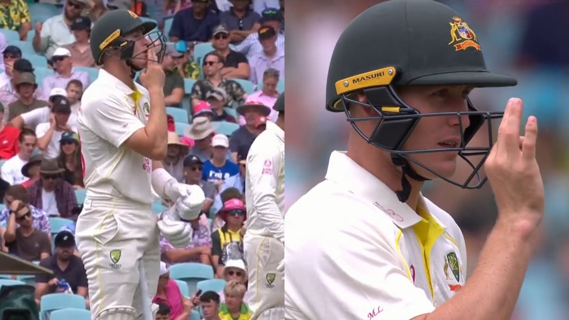 Watch: Marnus Labuschagne asks for lighter mid-game with smoking sign during Australia vs South Africa Sydney Test Watch: Marnus Labuschagne asks for lighter mid-game with smoking sign during Australia vs South Africa Sydney Test