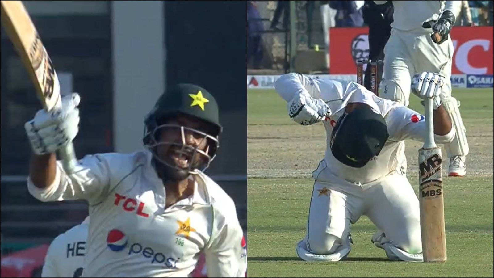 Watch: Sarfaraz Ahmed ends 8-year-long century drought in Tests, gets emotional during wild celebration Watch: Sarfaraz Ahmed ends 8-year-long century drought in Tests, gets emotional during wild celebration