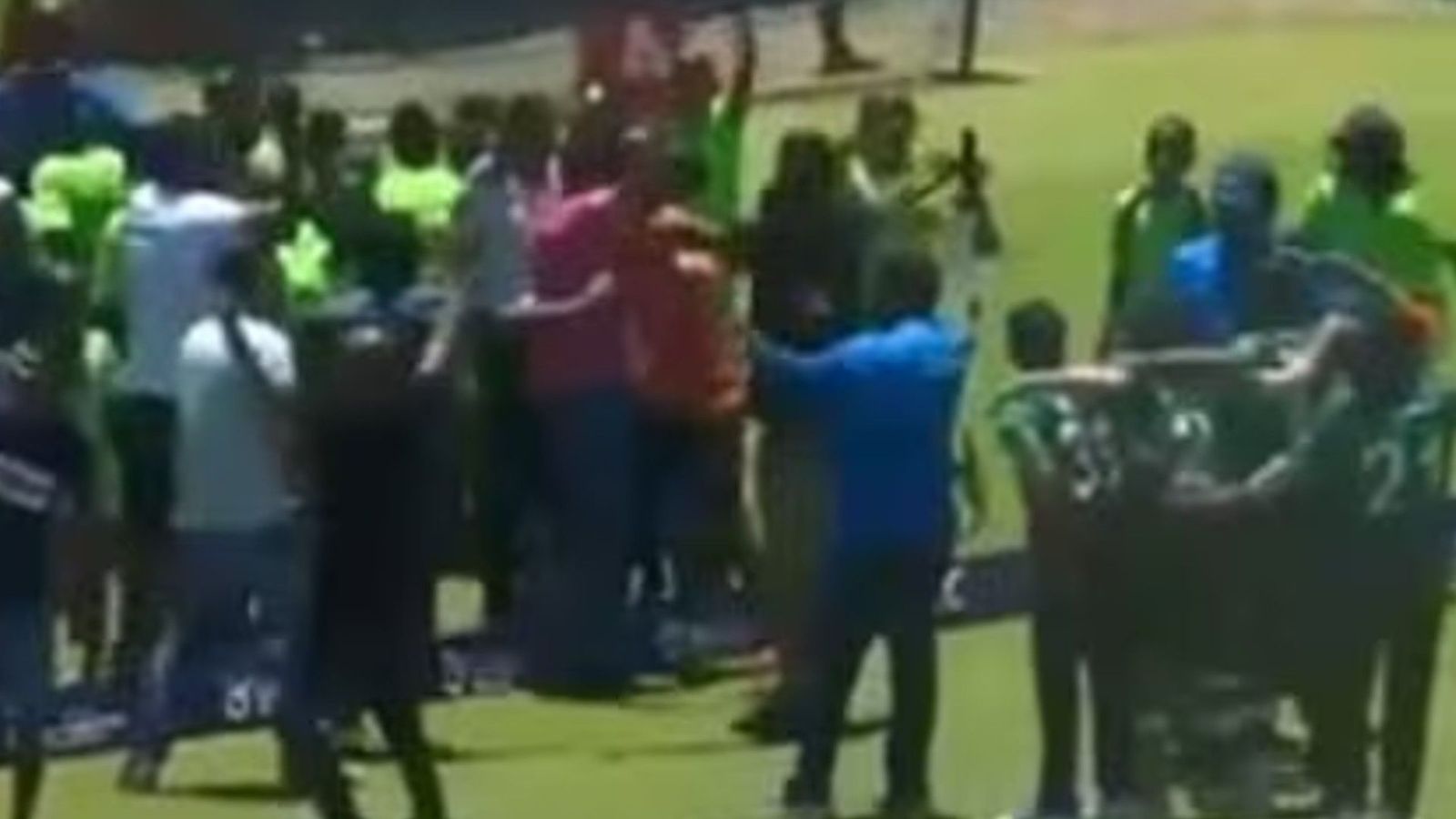 Watch: Frenzy fans storm into ground to celebrate Bangladesh's stunning win over Australia in U-19 Women's T20 WC tie Watch: Frenzy fans storm into ground to celebrate Bangladesh's stunning win over Australia in U-19 Women's T20 WC tie