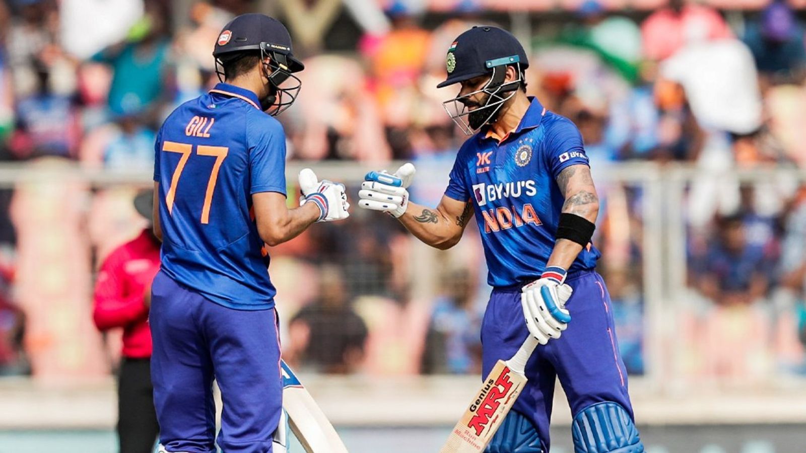 India vs Sri Lanka: Ton-up Shubman Gill reveals what it's like batting with 'amazing' Virat Kohli India vs Sri Lanka: Ton-up Shubman Gill reveals what it's like batting with 'amazing' Virat Kohli