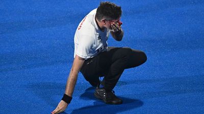 Hockey World Cup 2023: German umpire badly injured via deflected dragflick in Netherlands vs South Korea quarterfinal encounter SportsTak