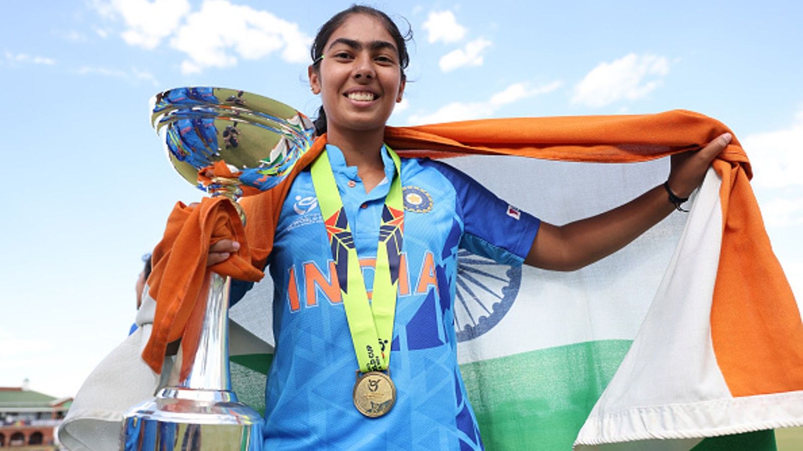 'Only girl child in the family but she overtook all': Proud Parshavi Chopra's father after India win U-19 Women's T20 WC title 'Only girl child in the family but she overtook all': Proud Parshavi Chopra's father after India win U-19 Women's T20 WC title