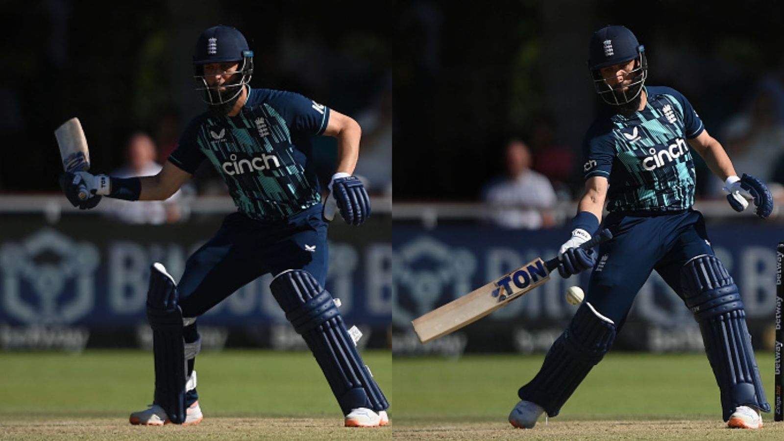 Watch: Moeen Ali attempts circus shot mid-game but fails to make connection on one-handed reverse swat Watch: Moeen Ali attempts circus shot mid-game but fails to make connection on one-handed reverse swat