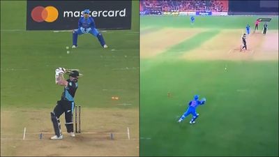 Watch: Umran Malik's thunderbolt 150kmph delivery makes bail fly over 30-yard circle SportsTak