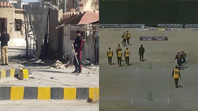 Quetta blast: PSL exhibition match between Babar, Sarfaraz's teams briefly stopped after explosion hits police headquarters SportsTak