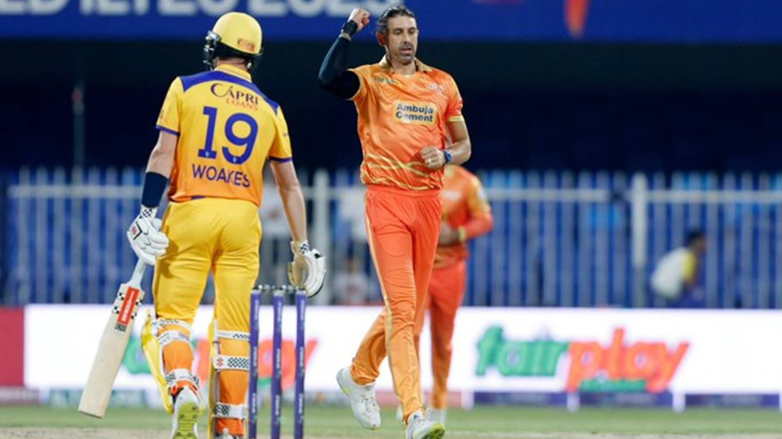KKR's new 37-year-old recruit takes 5/20 to sink Sharjah Warriors featuring Lewis, Stoinis and Nabi KKR's new 37-year-old recruit takes 5/20 to sink Sharjah Warriors featuring Lewis, Stoinis and Nabi
