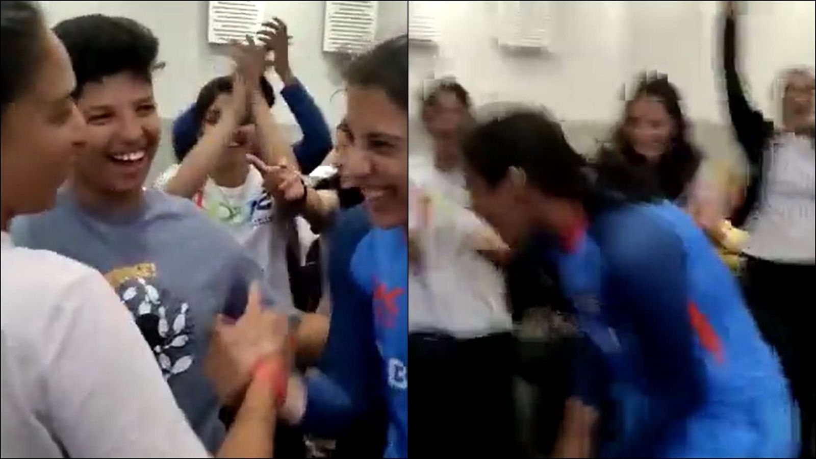 WPL Auction 2023: Smriti Mandhana's teammates leap in joy after India vice-captain selected by Royal Challengers Bangalore WPL Auction 2023: Smriti Mandhana's teammates leap in joy after India vice-captain selected by Royal Challengers Bangalore