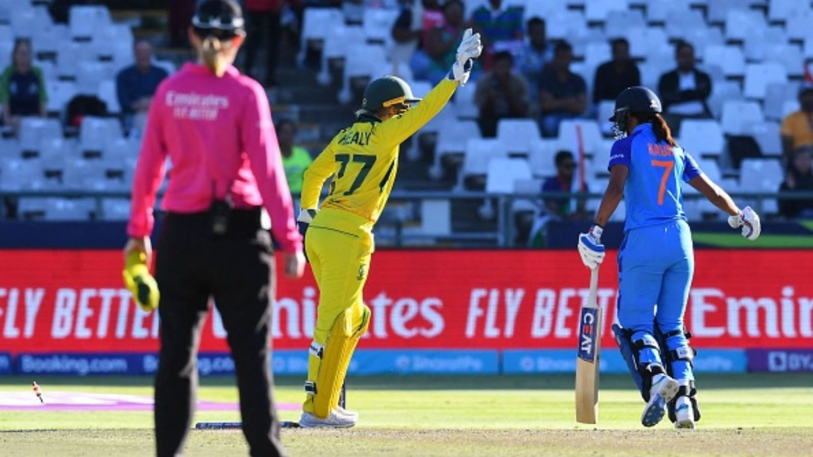 'You could say you're unlucky all your life': Australian wicket-keeper slams Harmanpreet Kaur for calling run out dismissal 'unlucky' 'You could say you're unlucky all your life': Australian wicket-keeper slams Harmanpreet Kaur for calling run out dismissal 'unlucky'