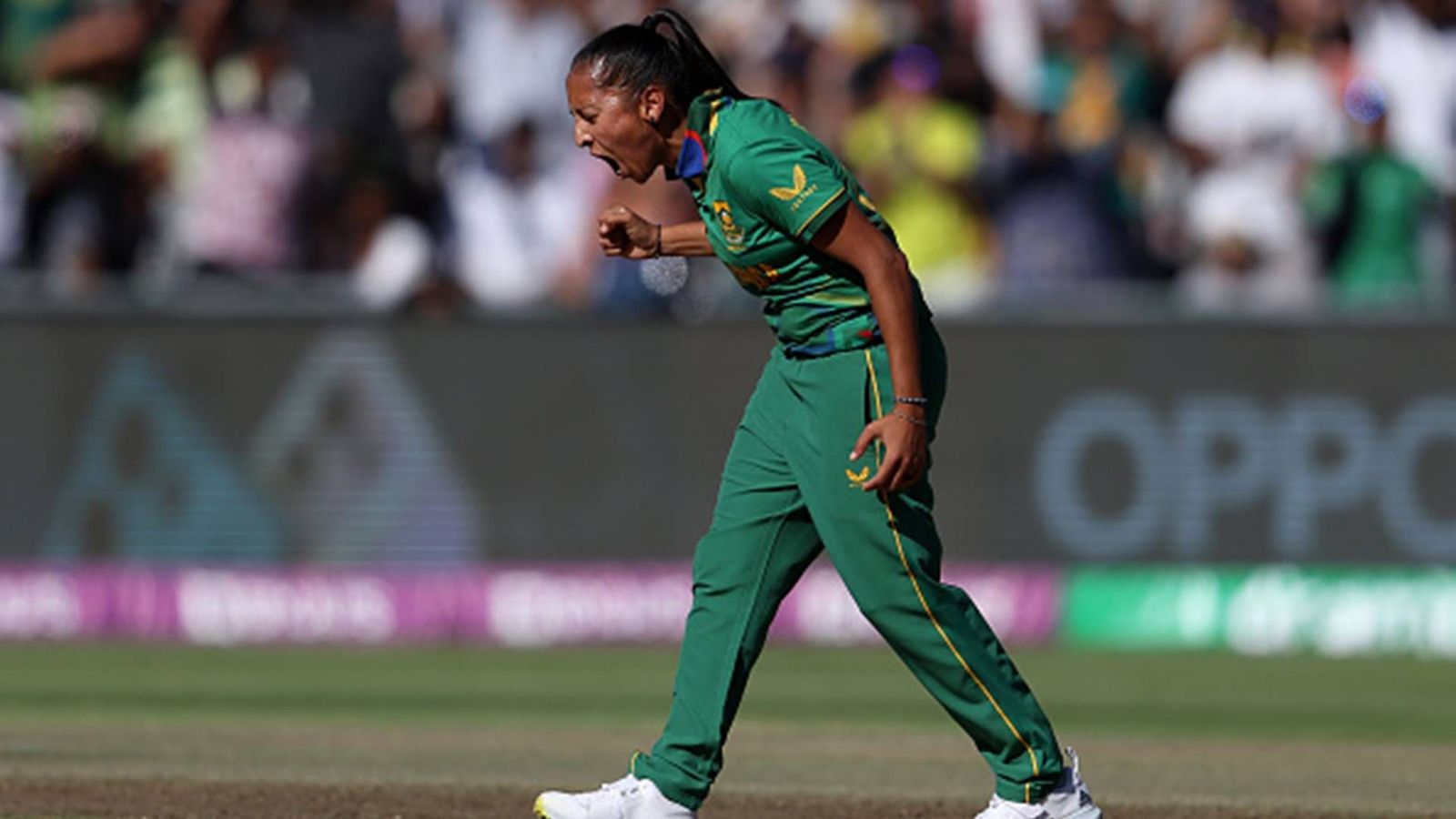 South Africa pacer Shabnim Ismail breaks women's T20 World Cup all-time record with fiery display in final South Africa pacer Shabnim Ismail breaks women's T20 World Cup all-time record with fiery display in final