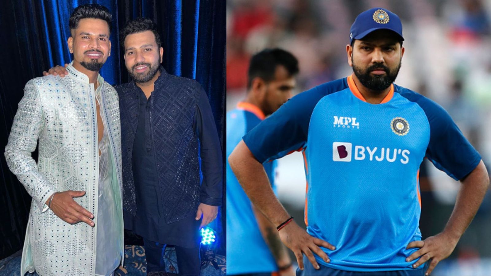 See here — Shreyas Iyer and Rohit Sharma's classy picture with comical caption goes viral on social media See here — Shreyas Iyer and Rohit Sharma's classy picture with comical caption goes viral on social media