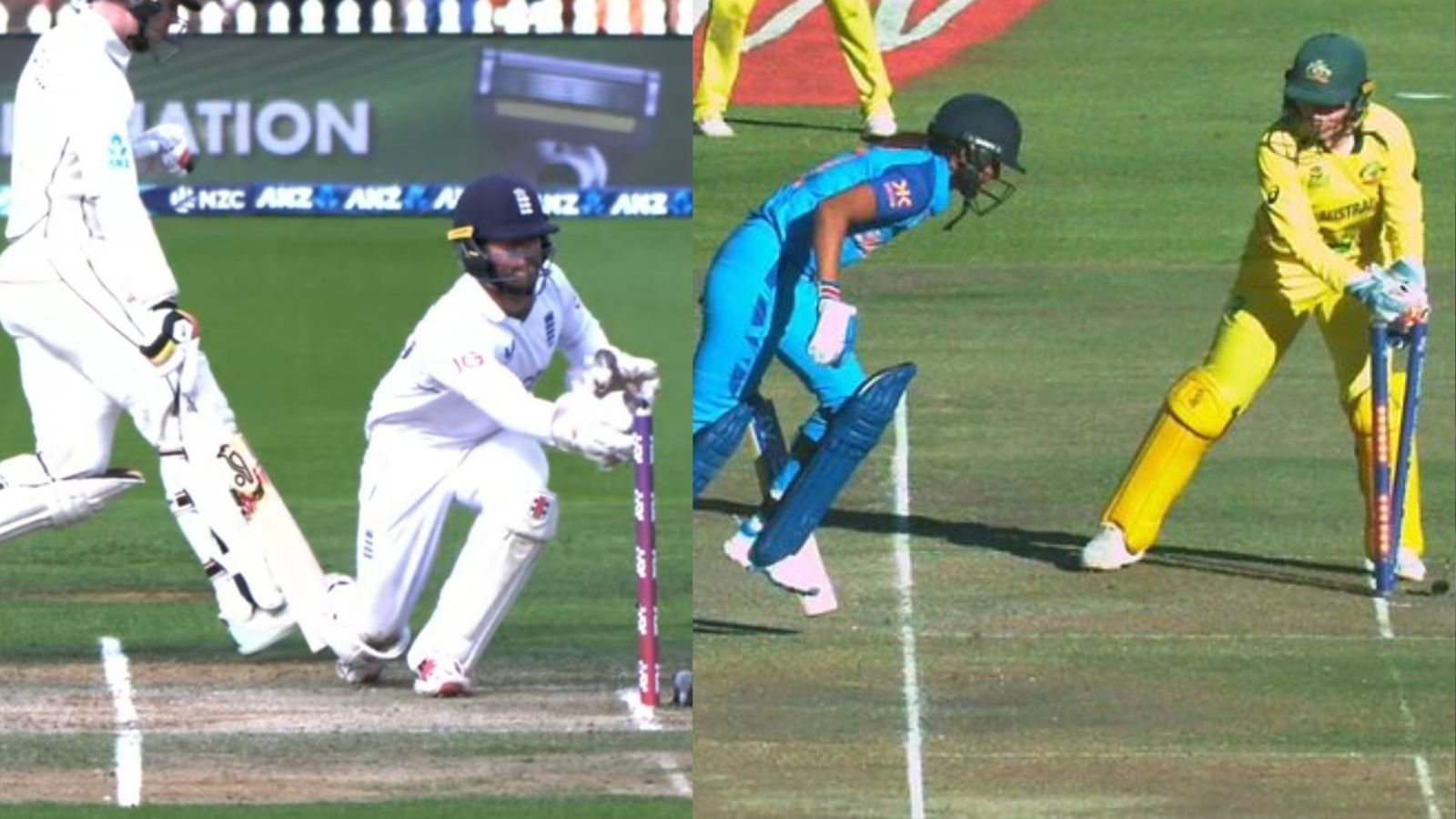 Watch: Michael Bracewell's weird run out during NZ-ENG 2nd Test leaves Twitterati comparing it with Harmanpreet Kaur's Watch: Michael Bracewell's weird run out during NZ-ENG 2nd Test leaves Twitterati comparing it with Harmanpreet Kaur's