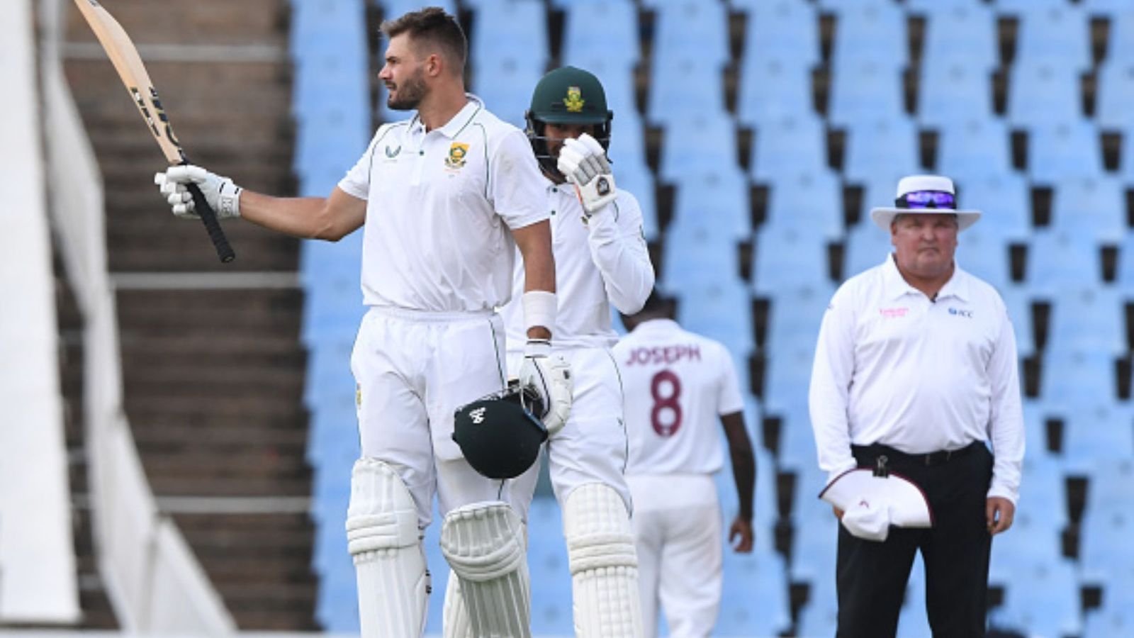 SA vs WI, 1st Test: SRH's new skipper Markram sizzles on Test return with ton but West Indian bowlers claw their way back SA vs WI, 1st Test: SRH's new skipper Markram sizzles on Test return with ton but West Indian bowlers claw their way back
