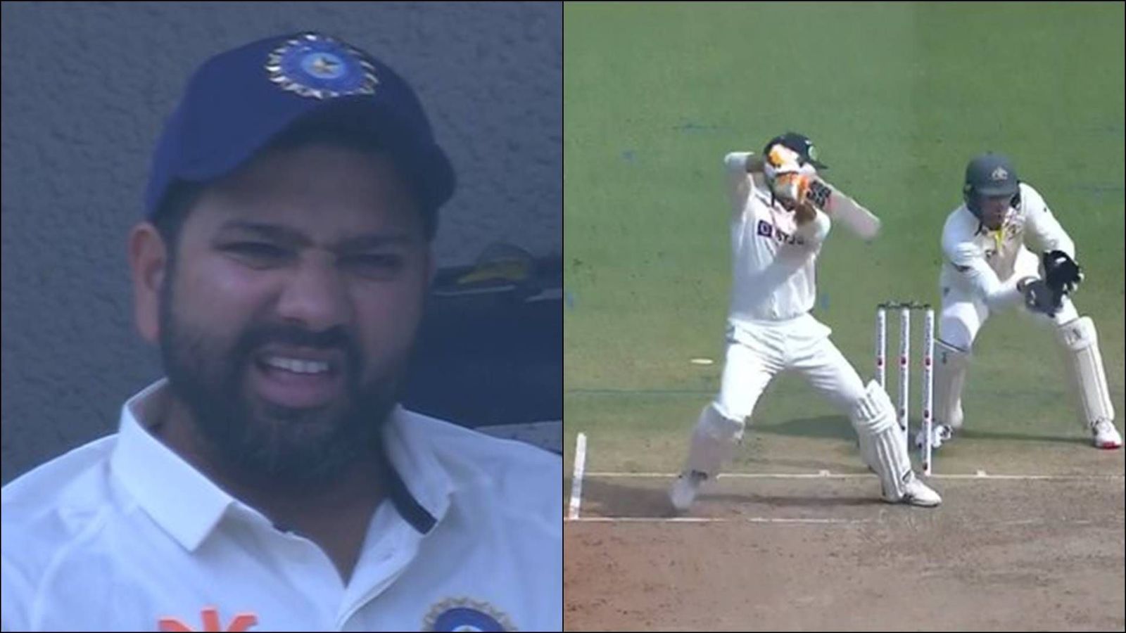 Rohit Sharma's hilarious reaction as Ravindra Jadeja throws his wicket away after successful DRS Rohit Sharma's hilarious reaction as Ravindra Jadeja throws his wicket away after successful DRS