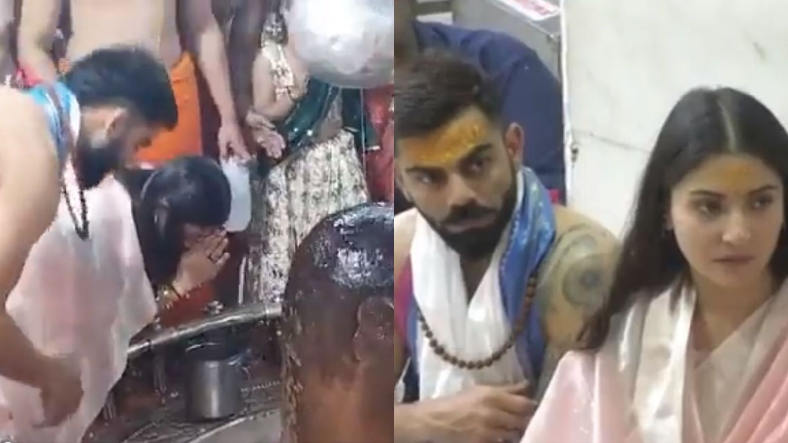 Watch: Virat Kohli, Anushka Sharma offer prayers at Mahakaleshwar Temple In Ujjain after India's Indore Test defeat Watch: Virat Kohli, Anushka Sharma offer prayers at Mahakaleshwar Temple In Ujjain after India's Indore Test defeat