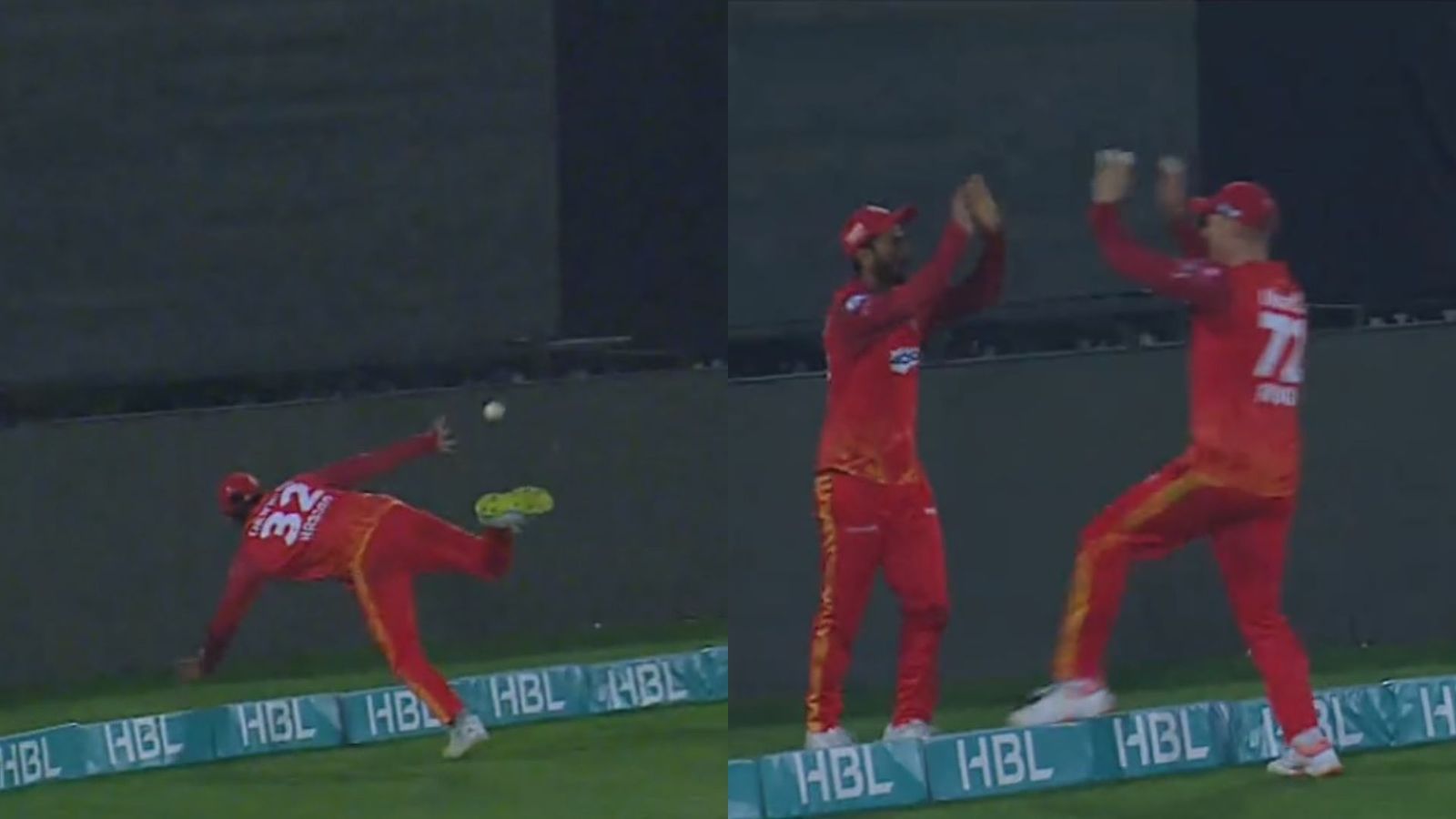 Watch: Hasan Ali, Rassie van der Dussen combine to pull off 'catch of the year' in PSL Watch: Hasan Ali, Rassie van der Dussen combine to pull off 'catch of the year' in PSL