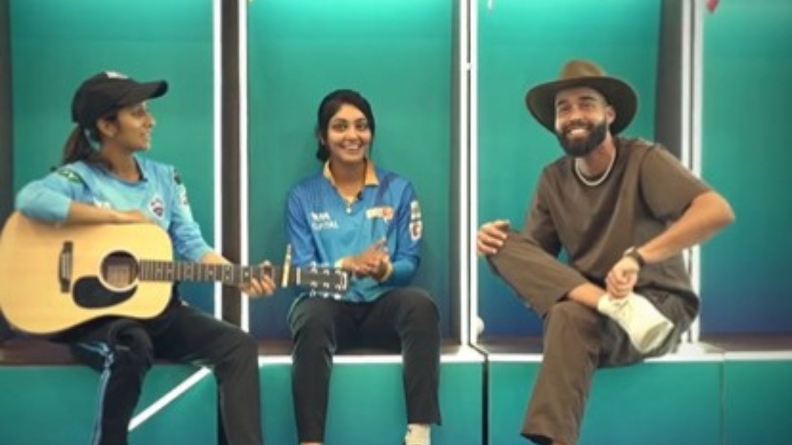 WPL 2023: Jemimah Rodrigues, Harleen Deol have jam session with AP Dhillon ahead of tournament opener, WATCH VIDEO WPL 2023: Jemimah Rodrigues, Harleen Deol have jam session with AP Dhillon ahead of tournament opener, WATCH VIDEO
