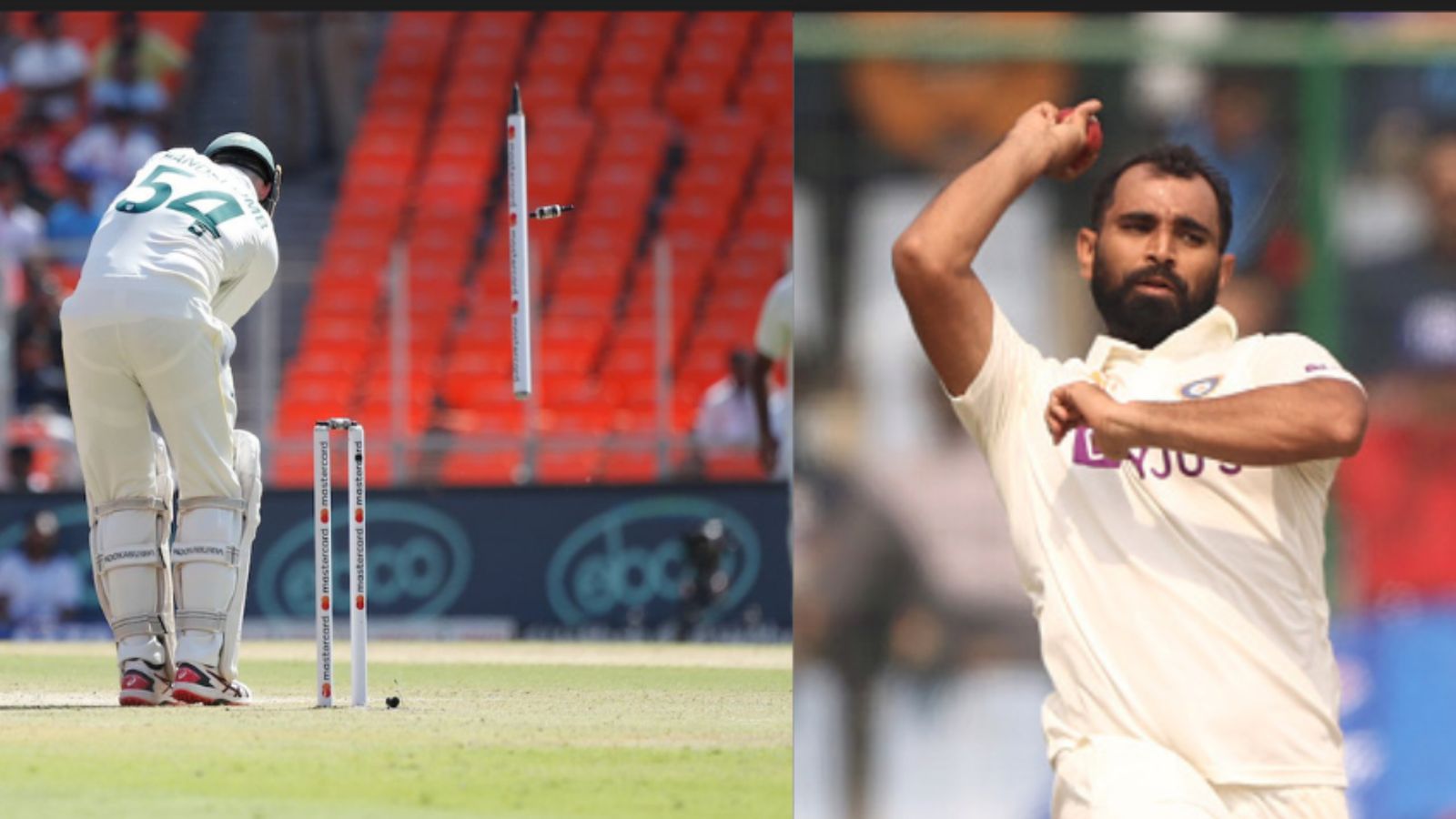 Kaboom: Mohammed Shami's ripper sends Handscomb’s off-stump cartwheeling in Ahmedabad Test, video goes viral Kaboom: Mohammed Shami's ripper sends Handscomb’s off-stump cartwheeling in Ahmedabad Test, video goes viral