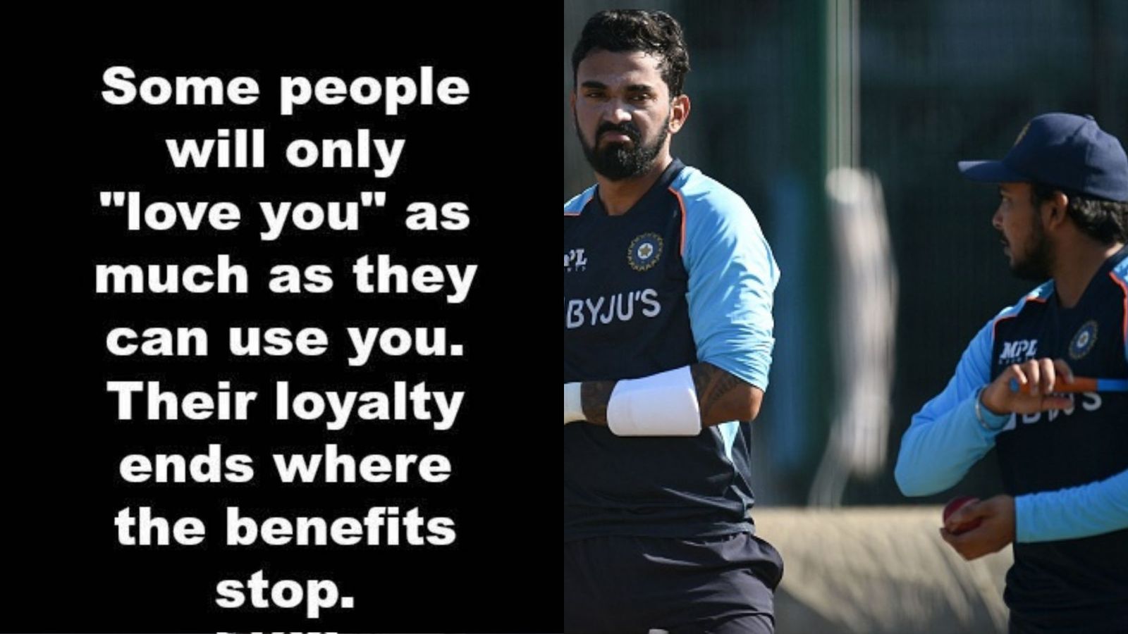 'Loyalty ends where the benefits stop': Star Team India opening batter sets social media ablaze with cryptic post 'Loyalty ends where the benefits stop': Star Team India opening batter sets social media ablaze with cryptic post