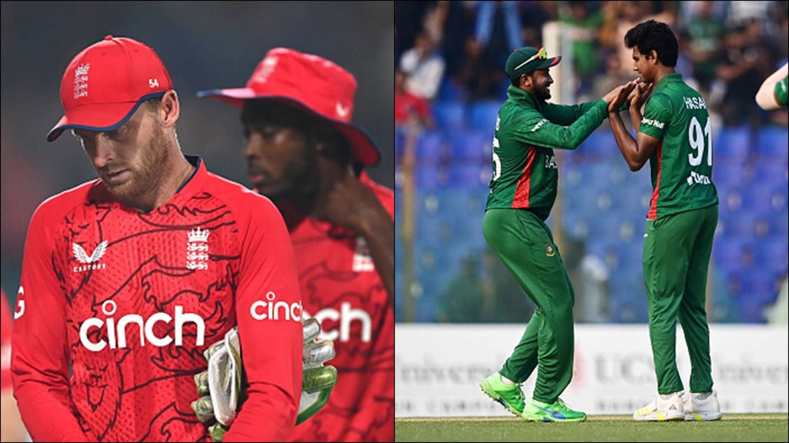 Bangladesh shock T20 World Champions, register first ever T20I win over England Bangladesh shock T20 World Champions, register first ever T20I win over England