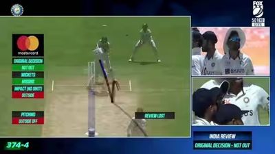 Watch | Worst review ever? Umpire almost breaks into laughter on Rohit Sharma's horrendous DRS call SportsTak