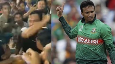 Watch: Controversy's favourite child Shakib Al Hasan does it again, loses cool, brutally attacks fan SportsTak